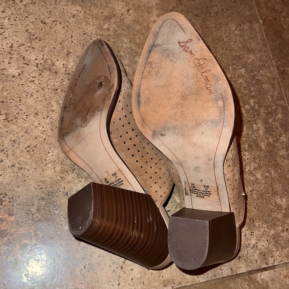 Sam Edelman leather mules size 7 - Picture 5 of 6
